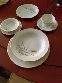 Winterling Bavarian China 7 pieces per place setting 