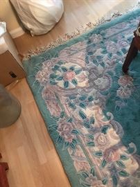 8 x10 green rug