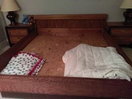 king-size platform bed frame 