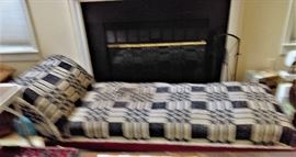 Victorian fainting couch 70"l x25"w