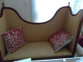 Victorian settee  50"L x 19' d x 50"w