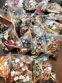 Grab bags of jewelry