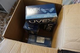 New Uvex safety goggles