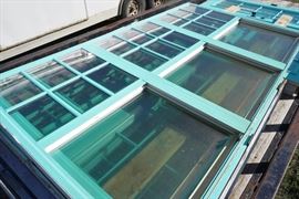 Two sets of triple windows