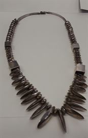 Antique Navajo Sterling necklace 