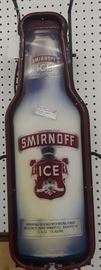Vtg. Smirnoff Ice Neon Light