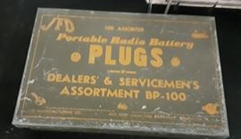 Vintage jfd plug tin