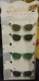 1940's-50's Drug Store Counter Display Suxex Sun Glasses 