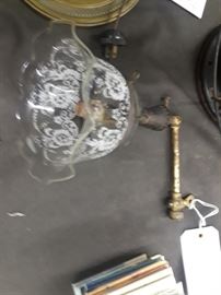 Civil War Era Gas Light Fixture 
