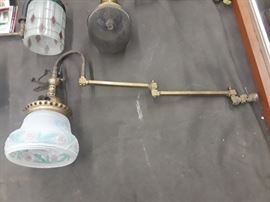 Civil War Era Gas Light Fixture 