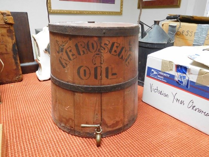Antique Kerosene and Oil Container