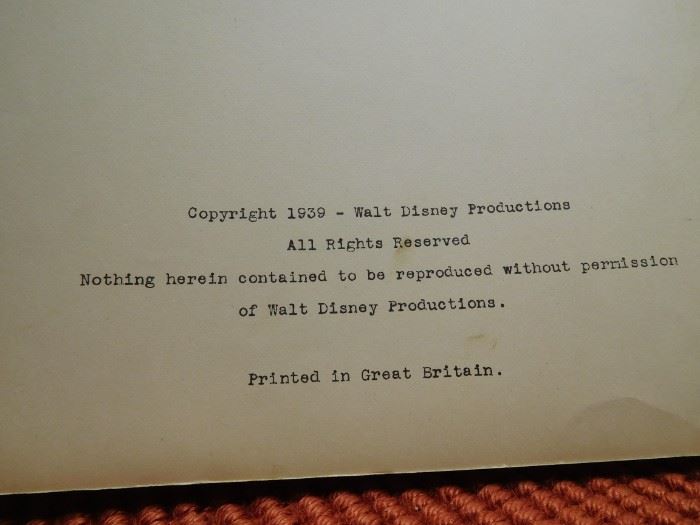 Signed by Walt Disney