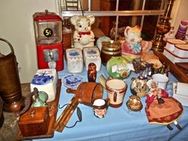 COLLECTIBLES, TWO FACED COOKIE JAR