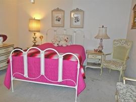 IRON BED FRAME, FULL BED