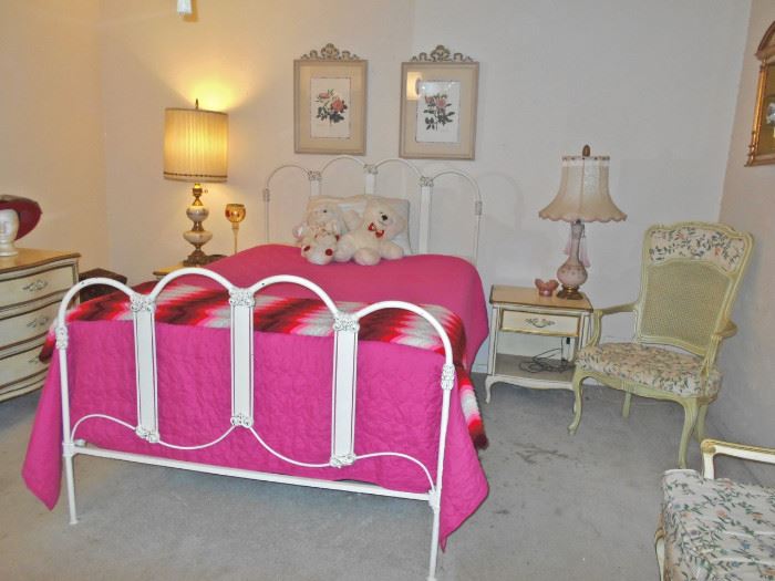 IRON BED FRAME, FULL BED