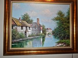 GERMAN ARTIST, THEO RAUCHER, OIL