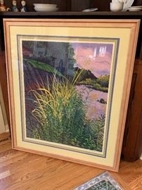 Gordon Mortensen “Tonto Creek” woodblock, signed & numbered #95 of 130