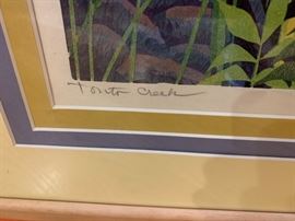 Gordon Mortensen “Tonto Creek” woodblock, signed & numbered #95 of 130