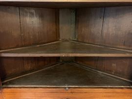 Unique Antique corner hutch
