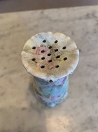 Antique Royal Bayreuth Rose Tapestry porcelain hat pin holder