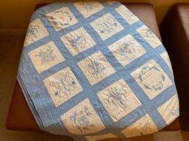 Nice selection of vintage & antique hand stitched quilts