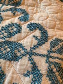 Nice selection of vintage & antique hand stitched  quilts