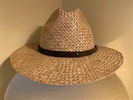 Men’s Borsalino straw hat, size Large