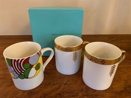 Frank Lloyd Wright for Tiffany & Co. coffee mugs
