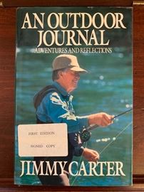 President Jimmy Carter’s “An Outdoor Journal” signed first edition