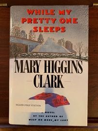 Mary Higgins Clark “While My Pretty One Sleeps” signed first edition