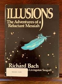 1977 “Illusions The Adventures of a Reluctant Messiah” by Richard Bach signed copy