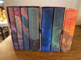 Complete seven volume First American Publication Harry Potter set