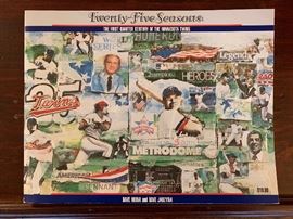 “Twenty Five Seasons” by Dave Mona and Dave Jarzyna, signed by Harmon Killebrew