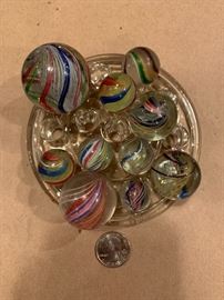 Antique Latticino marbles