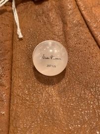 1968 Vada Pinson Baseball “marble”