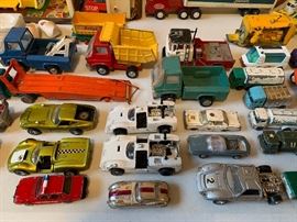 Vintage Marx, Corgi, Matchbox by Lesney, Tonka and Tootsie Toy cars
