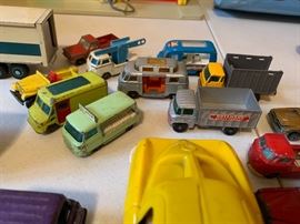 Vintage Marx, Corgi, Matchbox by Lesney, Tonka and Tootsie Toy cars