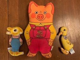 Vintage 1980’s Richard Scarry plush characters