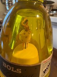 c.a. 1957 Bols Ballerina collectible music box liquor bottle in working condition 