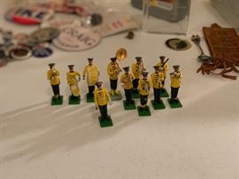 Antique Britians 2 toy marching band set