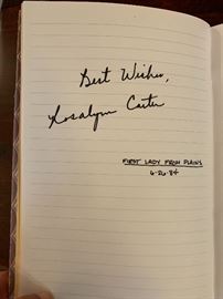 A sampling from one of three VERY RARE autograph books!  Autographs, notes & doodles by Stan & Jan Berenstain, Gary Larson, Richard Guindon, Brooke Shields, Johnny Cash, Former First Lady Rosalynn Carter, Arnold Schwarzenegger and many many more!!