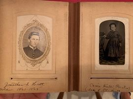 A sampling of photos found within three Civil War era photo albums