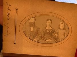 A sampling of photos found within three Civil War era photo albums