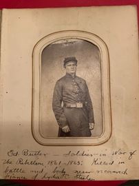 A sampling of photos found within three Civil War era photo albums