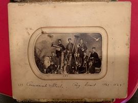 A sampling of photos found within three Civil War era photo albums