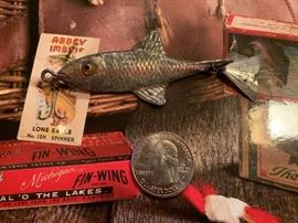 Vintage Fred Arbogast Tin Liz lure