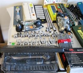 Tools, tables and boxes FULL of tools!