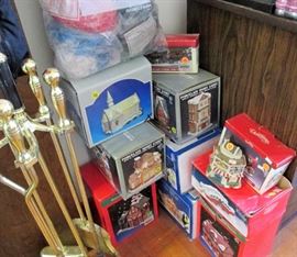 Ceramic Christmas village