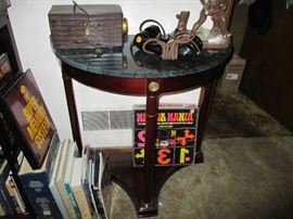 Bombay Co marble topped table from 1990's
