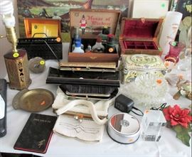 Vintage purses, mens cologne